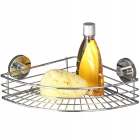    Wenko Bari 7373 ъглов рафт сребрист 31,5 x 22 x 8,5 cm