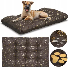    Водоустойчиво легло за кучета Възглавница Bones Golden Bed L 100x70 см