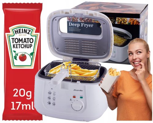  Фритюрник без мазнина Kamille KM-6811 1800 W 2.5л
