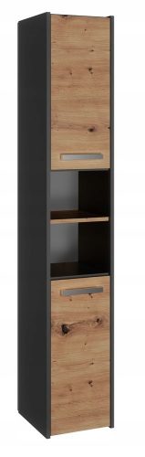  VMP рафт ШКАФ ЗА БАНЯ 30cm POST БАНЯ 30 cm x 170 cm x 30 cm антрацит, занаятчийски дъб