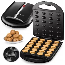    Ruhhy 22724 1600W тостер за бисквити с ядки черен