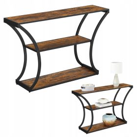    Конзола Songmics, нюанси на кафяво, матова, 120 x 80 x 30 см