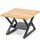  Квадратна пейка Halmar XENA 60 x 60 x 45 см естествен дъб