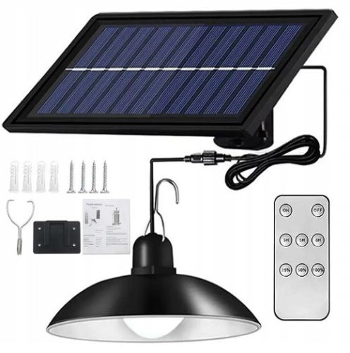  Улична лампа Azaris 50 W 900 lm, батерийна, соларна