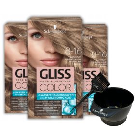    Gliss Color Боя за коса Естествено пепелно русо 8-16 x3