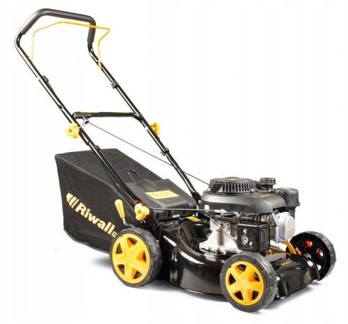 Бензинова косачка Riwall 132 cm³ капацитет кошница 45 л, ширина на косене 40 см + ръководство за употреба на Riwall