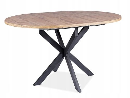  Кръгла разтегателна маса Signal Tables 100 x 100 x 75 см занаятчийски дъб
