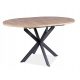  Кръгла разтегателна маса Signal Tables 100 x 100 x 75 см занаятчийски дъб
