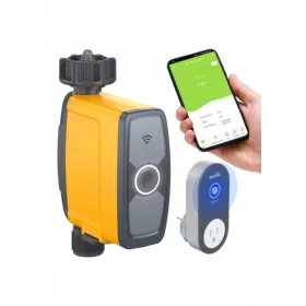    RAINPOINT 1-зонов интелигентен WiFi контролер за напояване с хъб + интелигентен TAG с лого OnVe Home за Home Assistant трябва да има