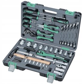    Комплект гаечни ключове STELS 58 части ключове накрайници