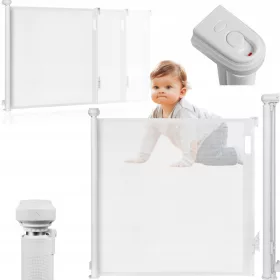    Парапет за врата, стълби Lionelo завинтени, бели удължители