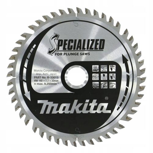  Makita B-33015 специализиран режещ диск 165x20