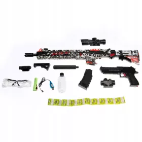    BB пистолет GEL BULLET GUN 2IN1 LASER комплект