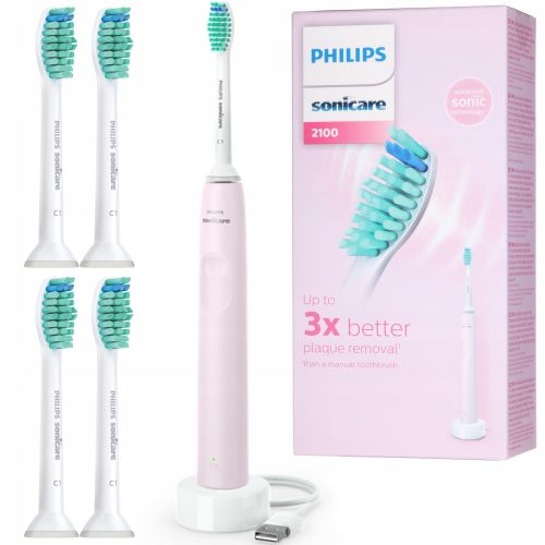  Включена розова звукова четка за зъби Philips Sonicare HX3673/11