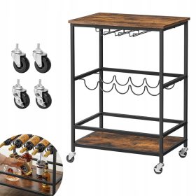    Кухненска количка рафт рафт остров винтидж Лофт