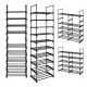  Шкаф за обувки Songmics 45 x 174 x 30 см черен
