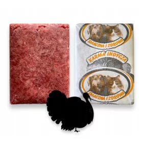    10кг Замразено месо 100% ОБЕЗКОСТИ ПУЕШКО кубчета за кучета пуйка БАРФ храна