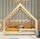  Легло KrolikBeds Cottage, плосък покрив, без комин, 80 x 160 см
