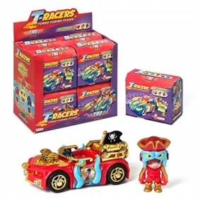    T-RACERS Series 2 - Изненадваща кола и състезателен пилот. Изграждане, смесване и състезание. Т-