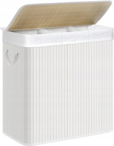  Свободностоящ кош за пране Songmics 150л, бял