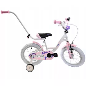    Детски велосипед Midex BIKE FOR GIRL SIDE WHEELS GUIDE 14" колело бяло