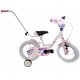  Детски велосипед Midex BIKE FOR GIRL SIDE WHEELS GUIDE 14" колело бяло