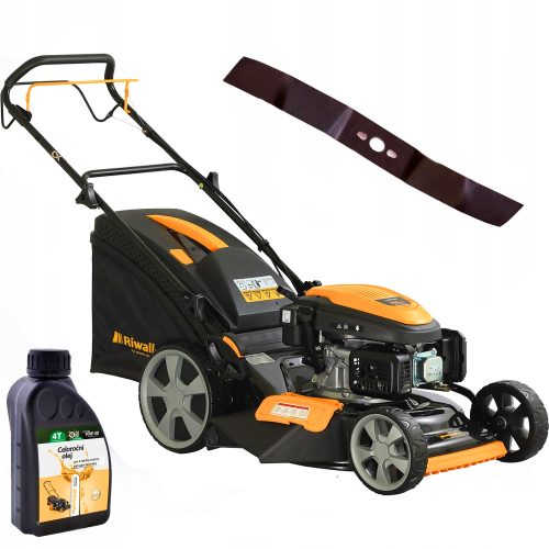  Бензинова косачка Riwall 146 cm³ капацитет кошница 45л, ширина на косене 46см