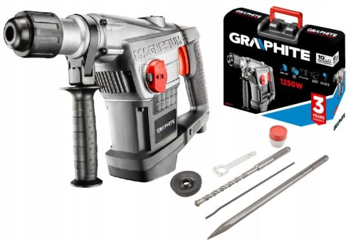  SDS Max мрежов ударен чук Graphite 10 J 1250 W 230 V