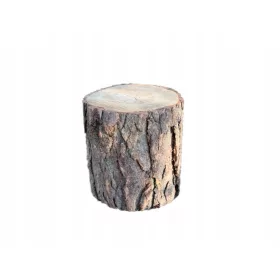    Градинска камина от дървесен пън Дрешник за драскане от бор, височина 35 см