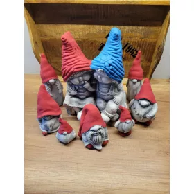    Фигурки на градински джуджета, 3D гипсови отливки