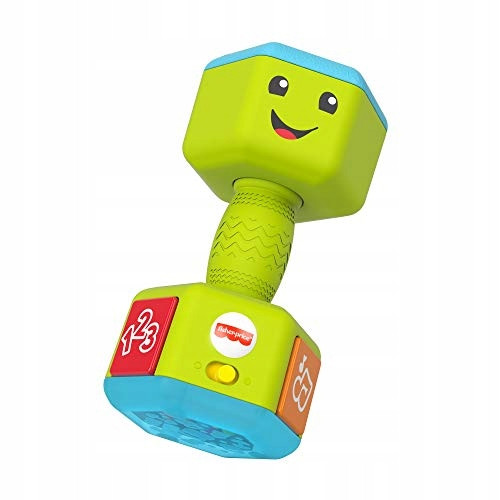  Fisher-Price Laugh & Learn Countin' Reps Dumbbell - UK English Edition, мус