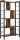  Songmics LOFT рафт 74 cm x 154 cm x 30 cm нюанси на кафяво