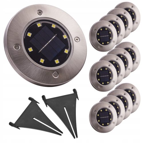  12× Надвесна лампа SOLAR GARDEN LED LAMP 12PCS SOLAR GARDEN LED LAMP 12PCS 0.07 W