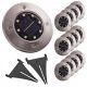  12× Надвесна лампа SOLAR GARDEN LED LAMP 12PCS SOLAR GARDEN LED LAMP 12PCS 0.07 W
