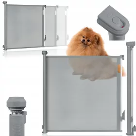    Парапет на вратата, завинтени стълби Lionelo, удължители в нюанси на сиво и сребристо