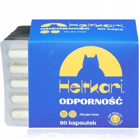    Heltkari за имунитет 60 капсули бета глюкан hmb добавка за котки и кучета
