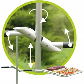    Скара за лагерен огън. Прост, лек, удобен.