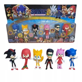    Комплект фигурки 6 бр. The Hedgehog SONIC ALIEN HERO FIGURE TOYS