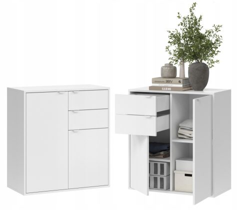  Скрин SaraMeble COCO 75 x 35 x 80 см бял