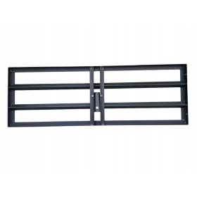  Hdw-дърво метално гребло 120 x 30,1 см