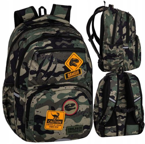  УЧЕНИЧЕСКА РАНИЦА COOLPACK PICK КАПАЦИТЕТ ЗА МЛАДЕЖКИ DANGER CAMO