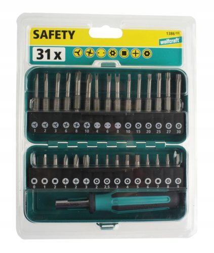  Wolfcrfat Safety 1386000 комплект битове 31 бр.