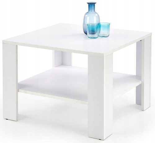  Квадратна пейка Halmar Kwadro 70 x 70 x 53 см бяла