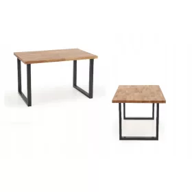    Правоъгълна маса Халмар Радус 140 х 85 х 76 см, естествен дъб