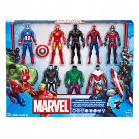    Marvel Avengers Ultimate Protection Комплект от 8 фигурки на супергерои Hasbro