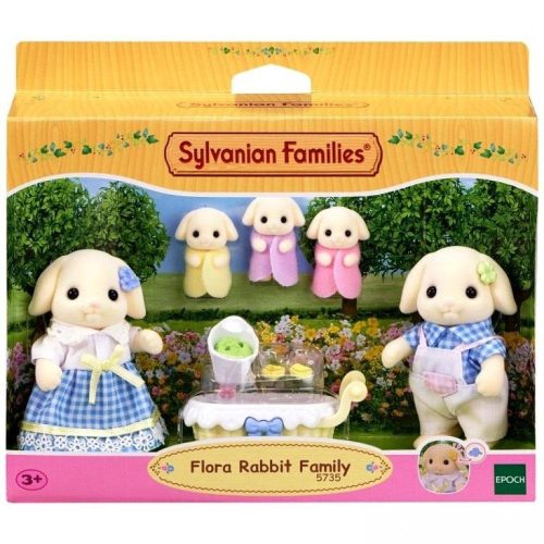  Sylvanian Families Flora семейство зайци с тризнаци
