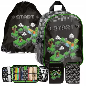    ПРЕДУЧИЛИЩНА РАНИЦА PASO MINECRAFT START + 2 други продукта