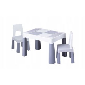  Маса и стол Tega, сиви