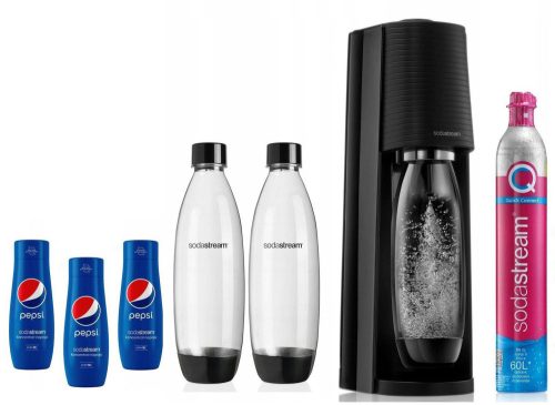  Stream TERRA soda black + 3x PEPSI + x2 бутилки