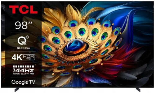 TCL 98C655 98" QLED Pro 4K UHD Google TV 144Hz DVB-T2 Телевизор